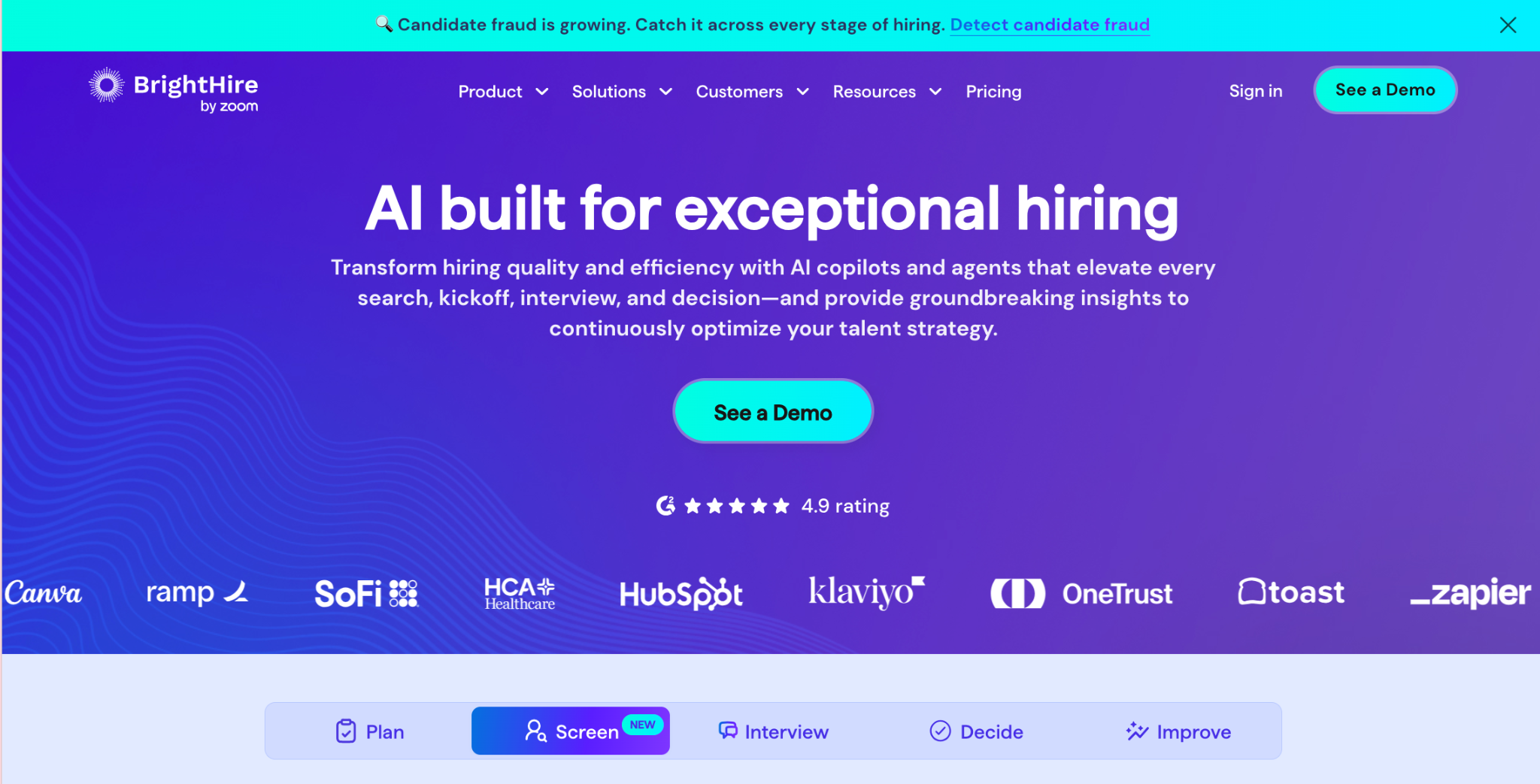 BrightHire AI Recruitment Platform