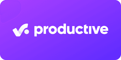 Productive time tracking app logo