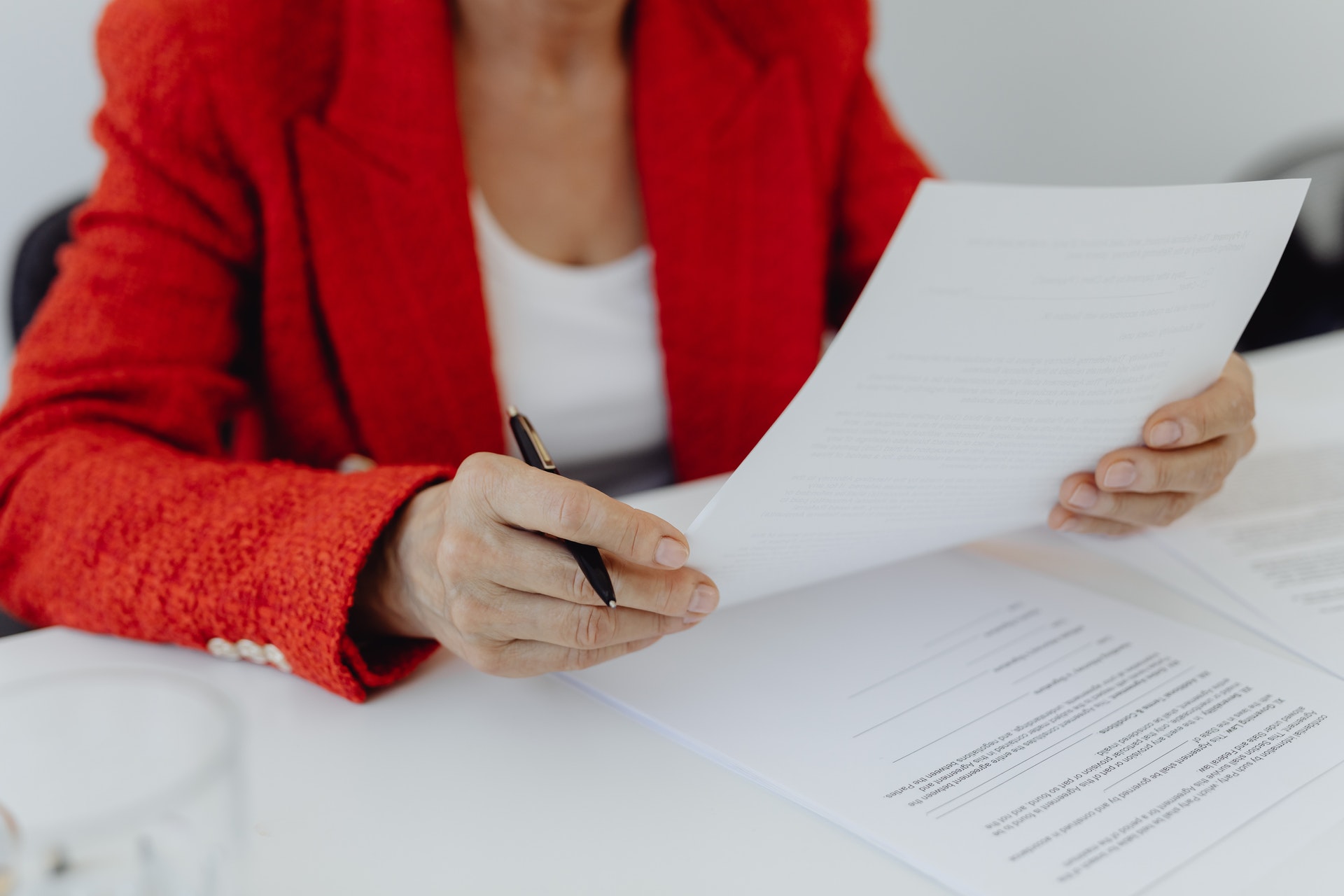 Personal assistant filling out background checks