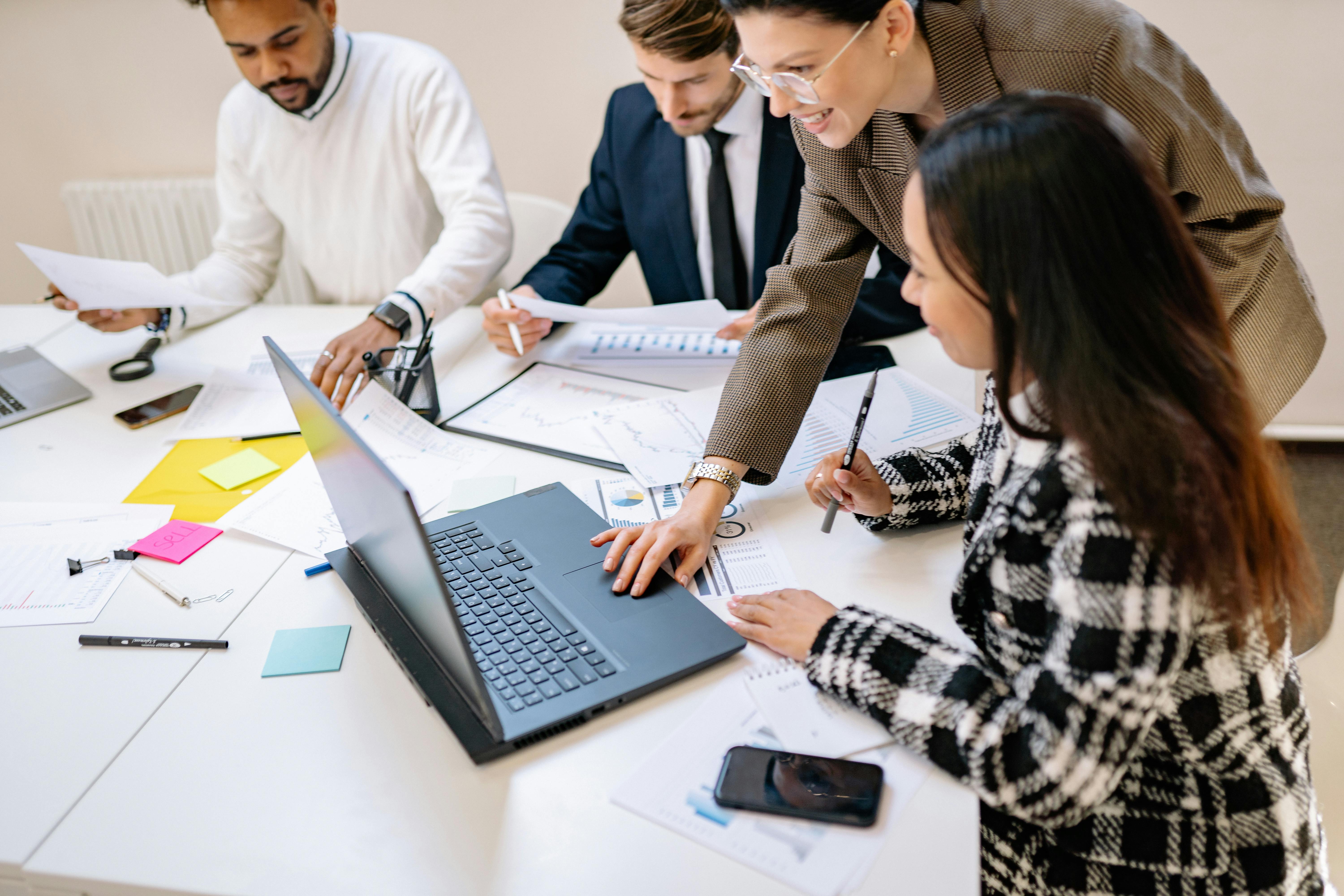 A graduate assistant is learning how to complete a new task from her manager